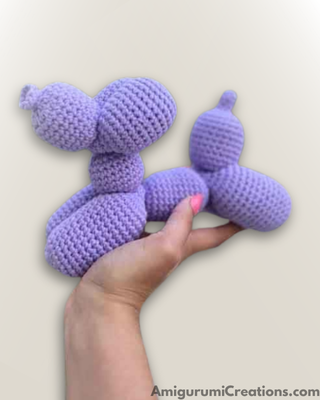 free crochet balloon dog